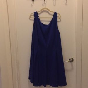 Size 20W Jay Godfrey A-Line navy dress.